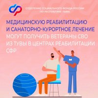 Ветераны СВО в Туве до 12 декабря могут подать заявление на лечение в санаториях Соцфонда РФ Ветераны СВО в Туве до 12 декабря могут подать заявление на лечение в санаториях Соцфонда РФ
