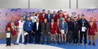 В Туве ко Дню самбо определили сильнейших самбистов республики 
