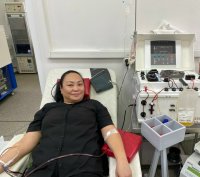 Почетный донор России из Тувы Сай-Суу Ондар завершила юбилейную 50-ю сдачу крови 