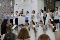 В Кызылском колледже искусств состоялся ежегодный Рождественский концерт хоровой музыки
