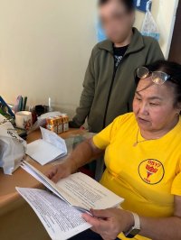 Полпредство Тувы поздравляет с Шагаа бойцов в госпиталях Москвы и Подмосковья