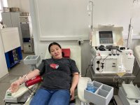 Молодая мама Чаяна Бадра выступила донором тромбоцитов