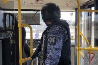 В Туве пассажирские автобусы будет охранять Росгвардия