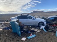 Лишенный прав житель Тувы наехал на автомобиле на юрту