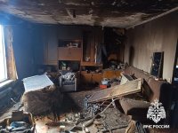 Ветхая проводка уничтожила жилье и погубила владельца дома в Кызыле