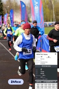 Уяраш Монгуш из Ак-Довурака показал 9-й результат на Чемпионате России по бегу на 24 часа
