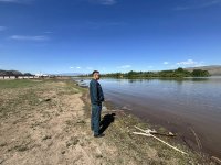 Оперативные службы сообщили о снижении уровня воды в Енисее в Кызыле