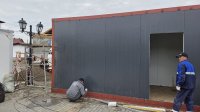 В Кызыле начали установку новых общественных туалетов