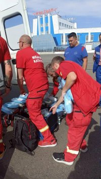 Детей, пострадавших в Туве на пожаре, санавиацией доставили в Нижний Новгород