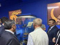 В Национальном музее Тувы впервые представлена царская пектораль из кургана Чинге-Тей Долины Царей