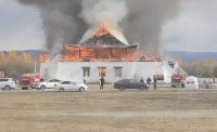 В Туве ликвидирован пожар на буддийском комплексе Устуу-Хурээ, построенном по инициативе Сергея Шойгу